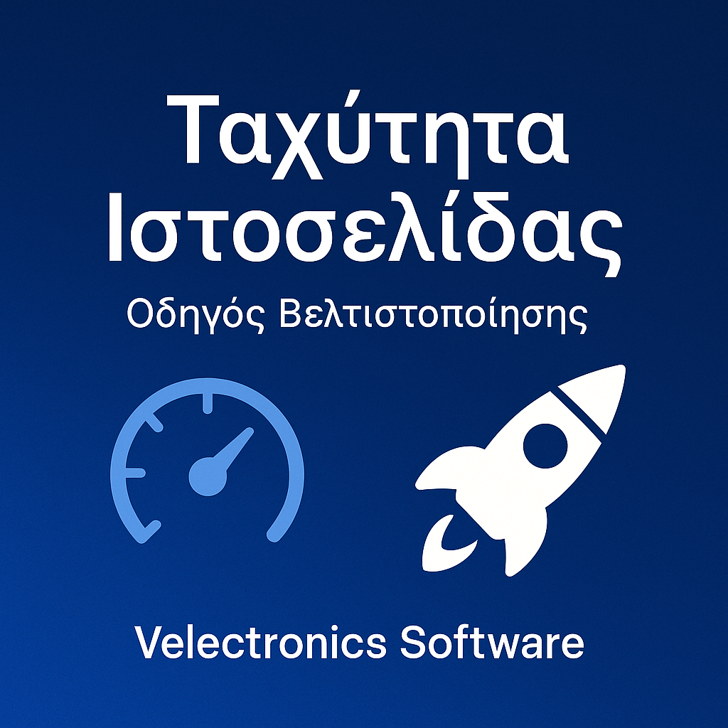 Πώς να αυξήσετε την ταχύτητα της ιστοσελίδας σας: Core Web Vitals, εικόνες WebP, caching & CDN — Velectronics