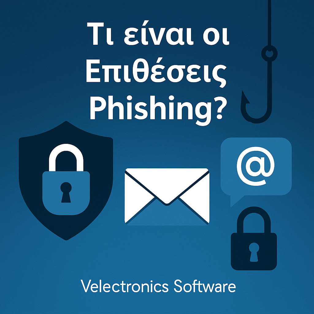 Τι είναι οι επιθέσεις phishing: αναγνώριση σημείων, βασικοί τύποι και πρόληψη — Velectronics Software