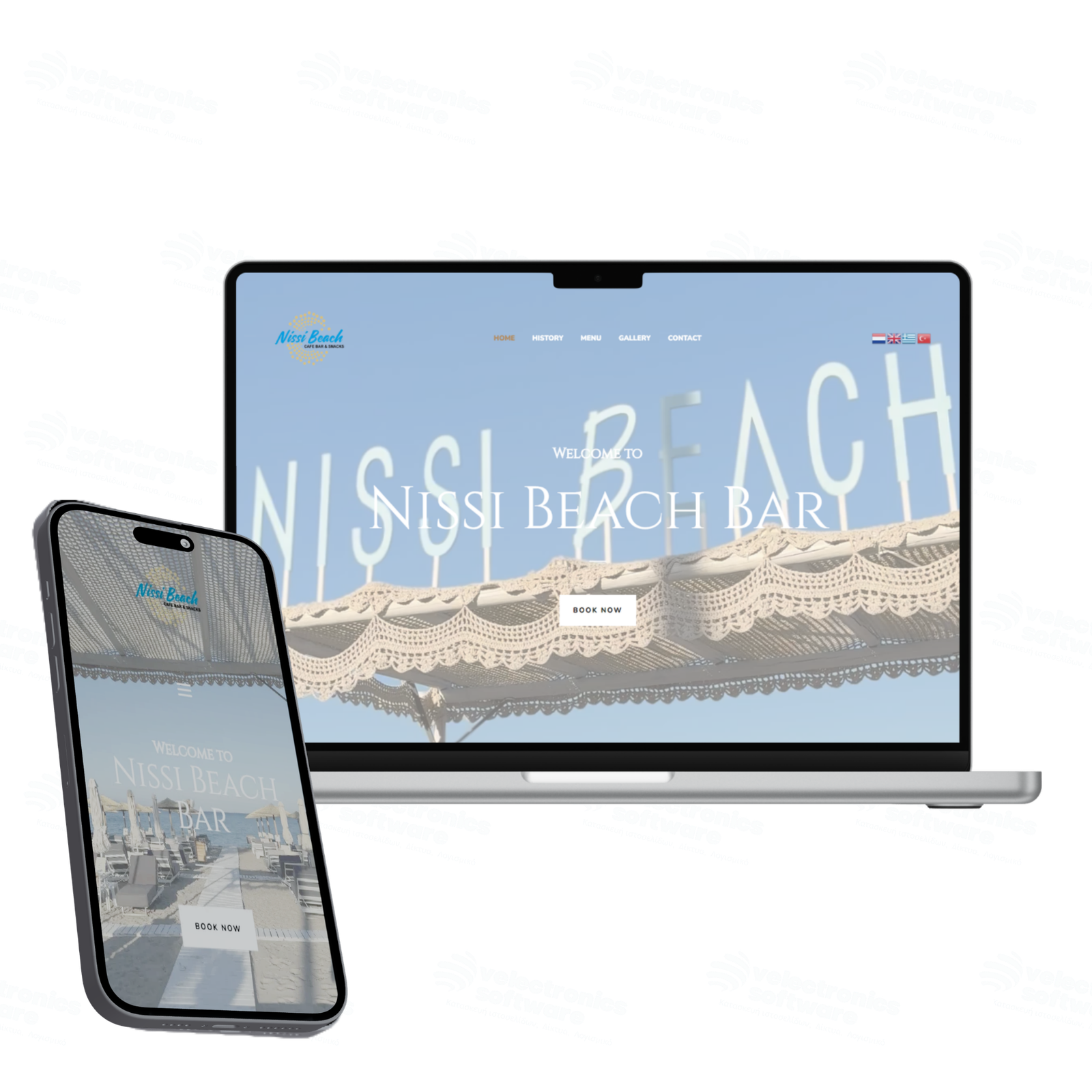 Παρουσίαση της ιστοσελίδας Nissi Beach Kos σε case study της Velectronics Software