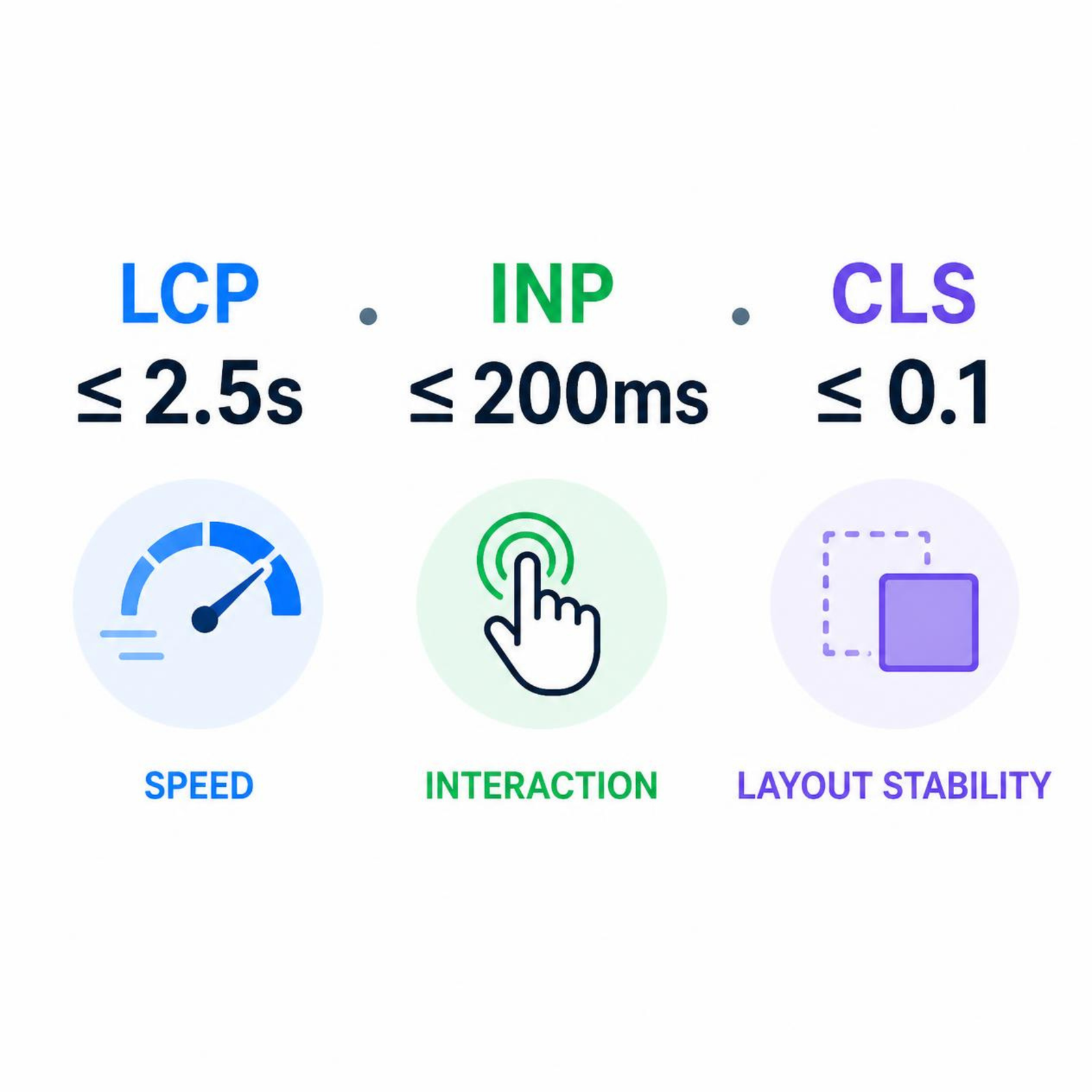 Core Web Vitals LCP INP CLS και απόδοση ιστοσελίδας