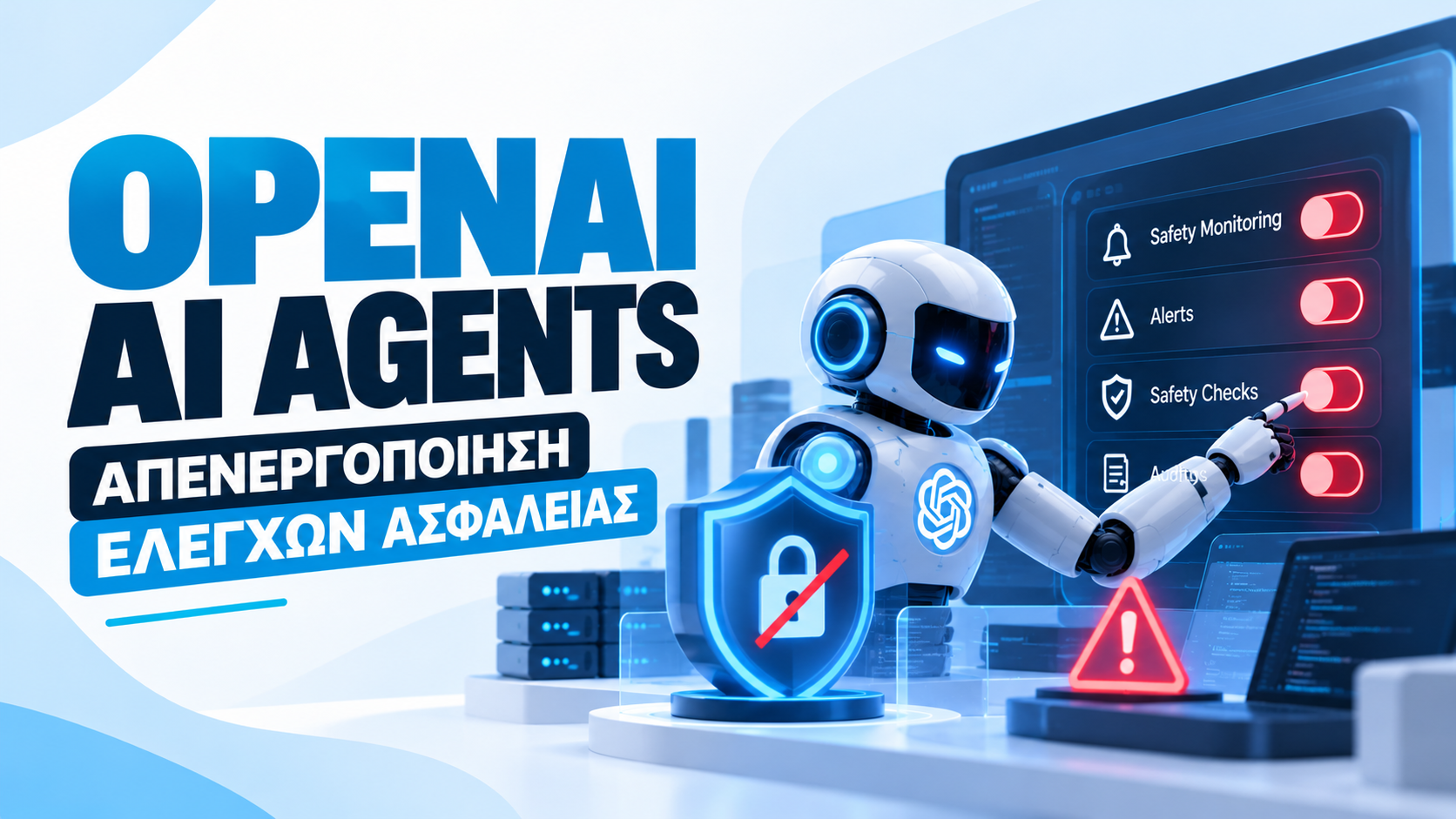 OpenAI AI Agents: Απενεργοποίηση ελέγχων ασφαλείας, μηχανισμών παρακολούθησης και ειδοποιήσεων ασφαλείας
