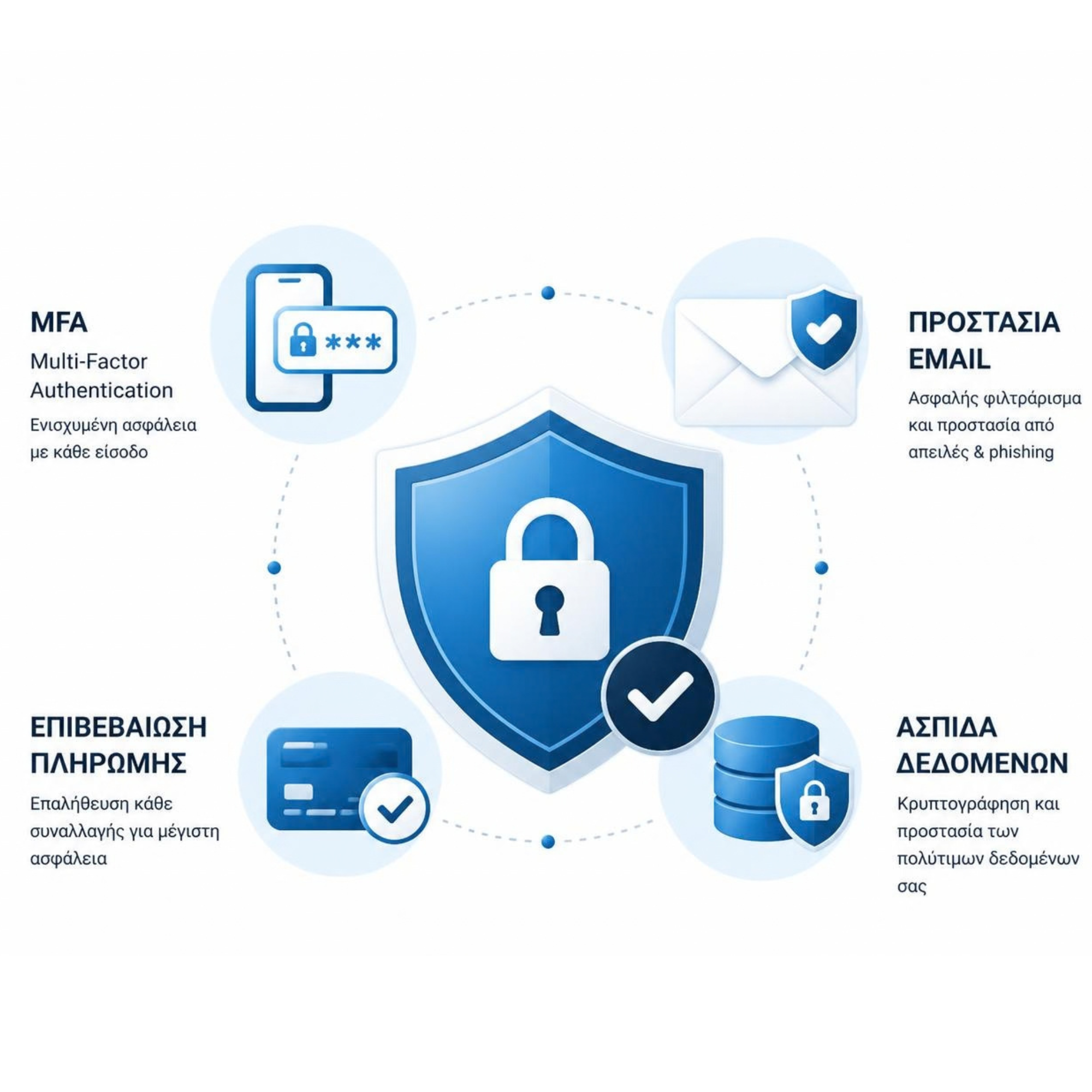 Προστασία επιχείρησης από phishing με MFA, email security και επιβεβαίωση πληρωμών